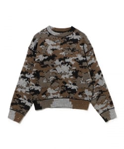 FAF（Fake As Flowers）/ WIK CAMO JACQUARD KNIT