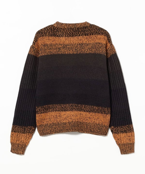 BAL / GRADATION STRIPE CREWNECK SWEATER