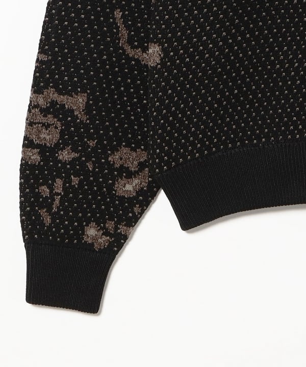 BAL / JACQUARD PATTERN CREWNECK SWEATER