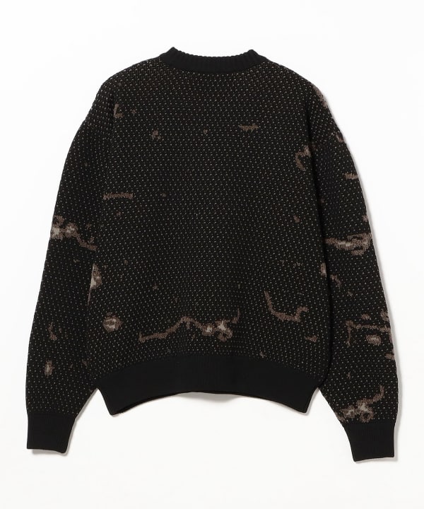 BAL / JACQUARD PATTERN CREWNECK SWEATER