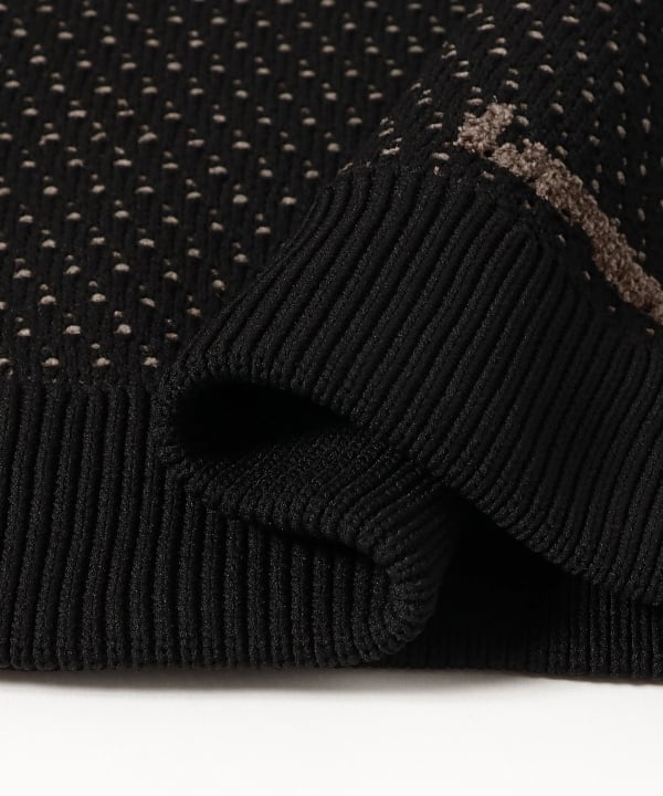 BAL / JACQUARD PATTERN CREWNECK SWEATER
