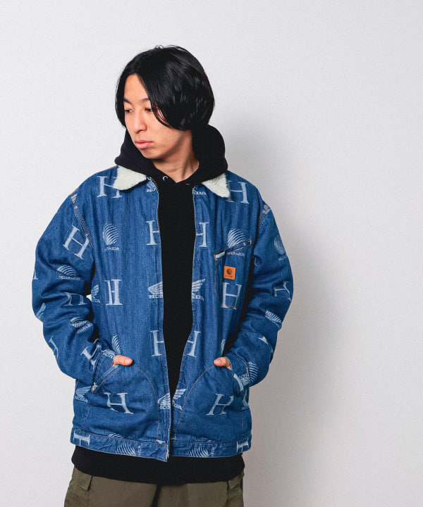 BEAMS T（ビームスT）HONDA × HELLRAZOR for BEAMS T / Boa Denim Jacket（ブルゾン  ブルゾン）通販｜BEAMS