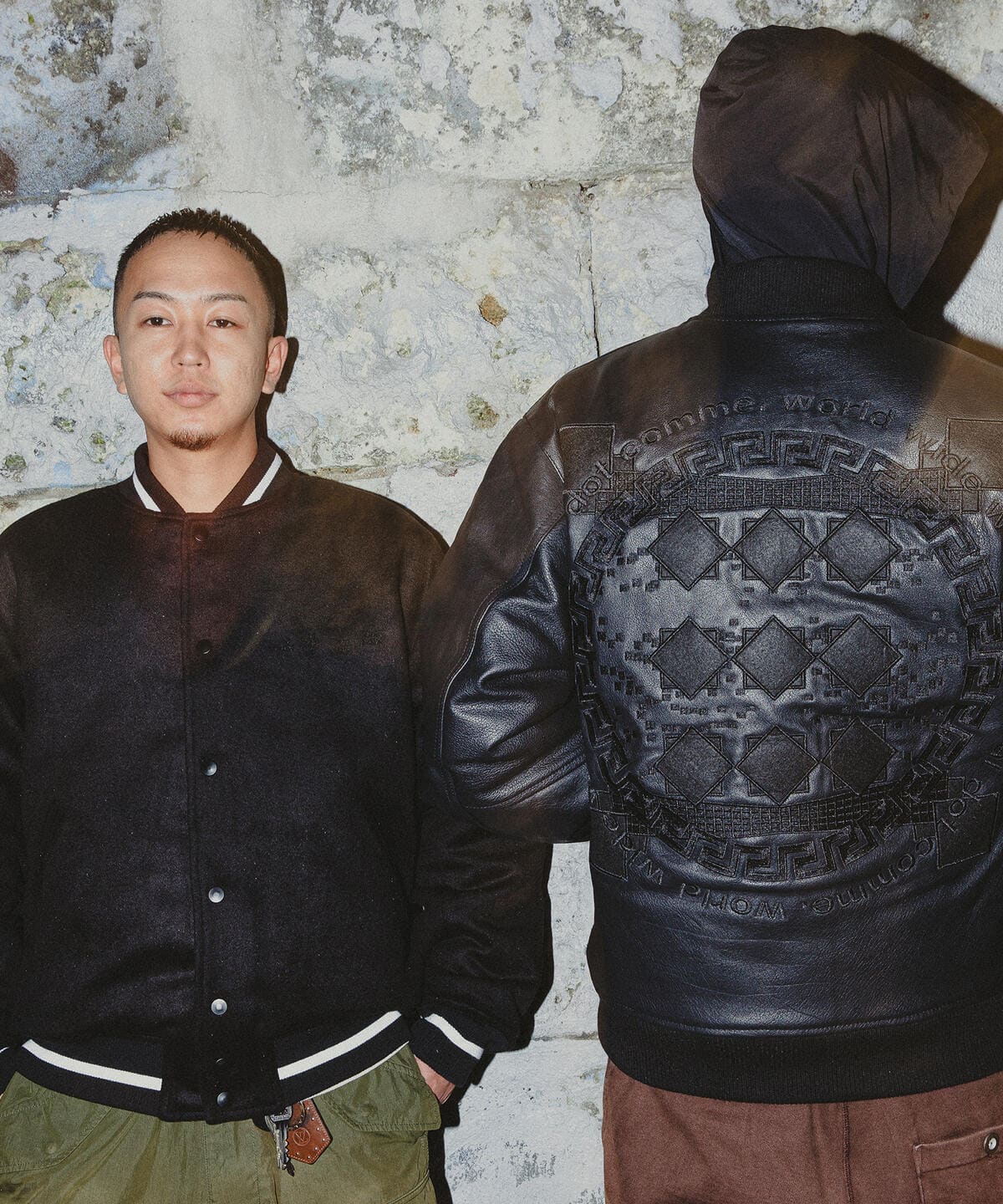 BEAMS T（ビームスT）BAL / ALL LEATHER VERSITY JACKET for BEAMS T