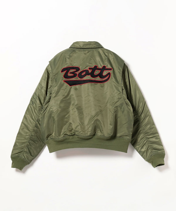 BEAMS T（ビームスT）BoTT / Nylon Flight Jacket（ブルゾン ブルゾン