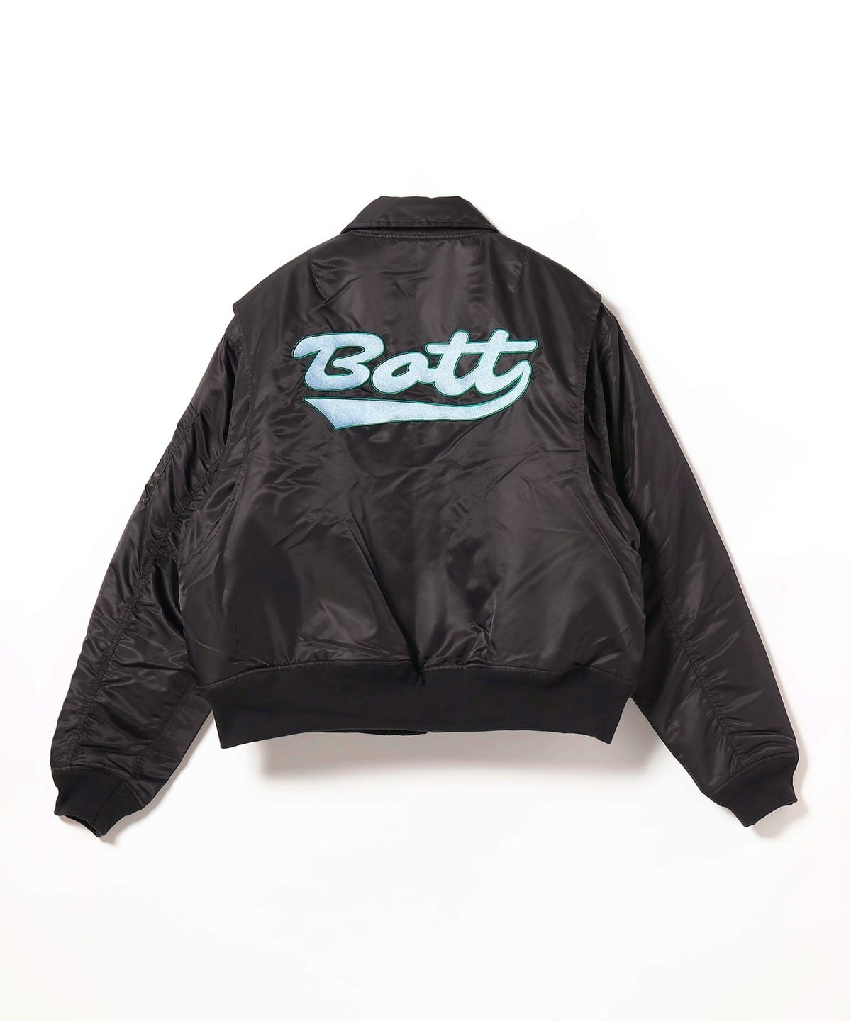 BEAMS T（ビームスT）BoTT / Nylon Flight Jacket（ブルゾン