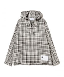 ▲BLACK WEIRDOS / Check Linen Anorak