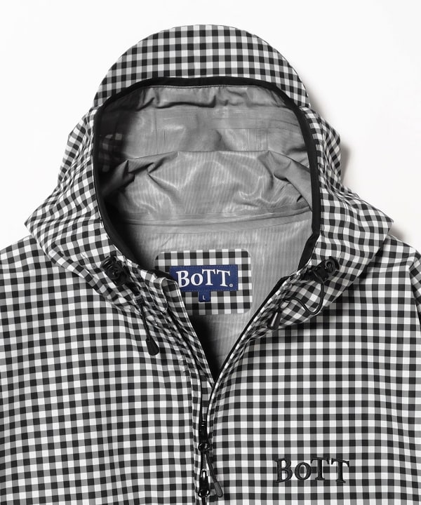 BEAMS T（ビームスT）BoTT / Gingham Shell Jacket（ブルゾン