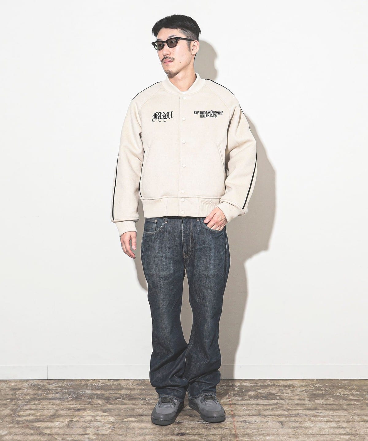 Boiler Room × FAF Stadium Jacket BEAMS T（ビームスT）Boiler Room × FAF / Stadium Jacket（ブルゾン