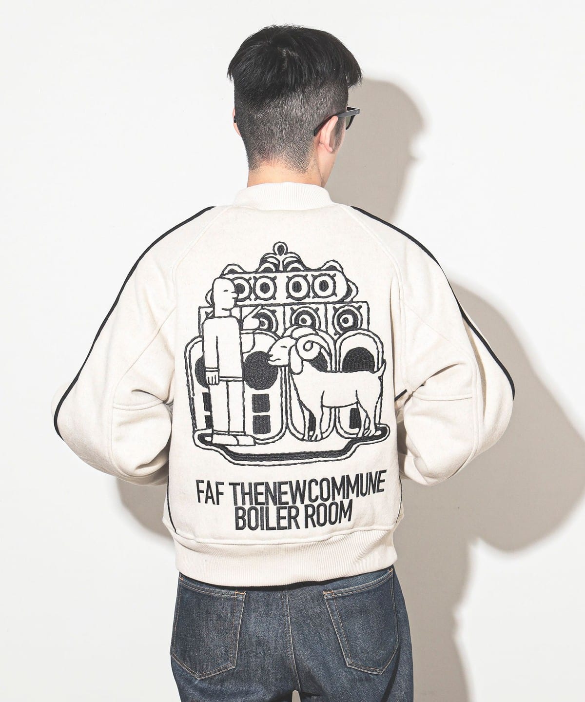 Boiler Room × FAF Stadium Jacket BEAMS T（ビームスT）Boiler Room × FAF / Stadium Jacket（ブルゾン