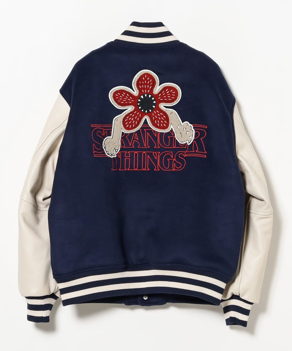 Stranger Things / Varsity Jacket ブルゾン MEN DARK NAVY S Stranger Things / Varsity Jacket ブルゾン MEN DARK NAVY S