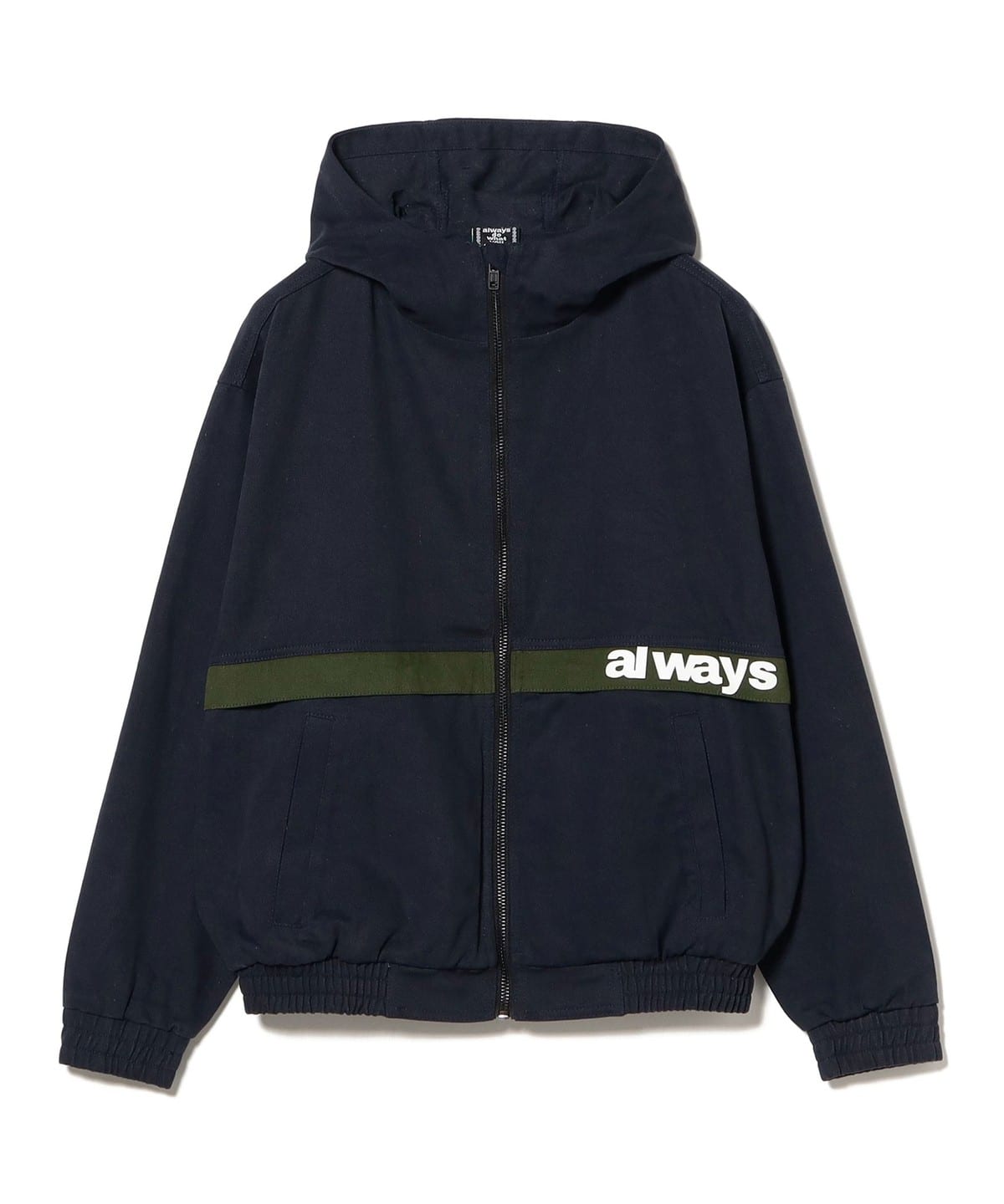 BEAMS T（ビームスT）always / Two Tone Canvas Bomber Jacket