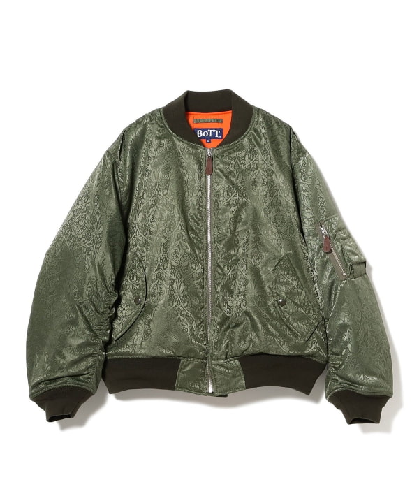 BEAMS T（ビームスT）BoTT / Jacquard MA-1 Jacket（ブルゾン ブルゾン