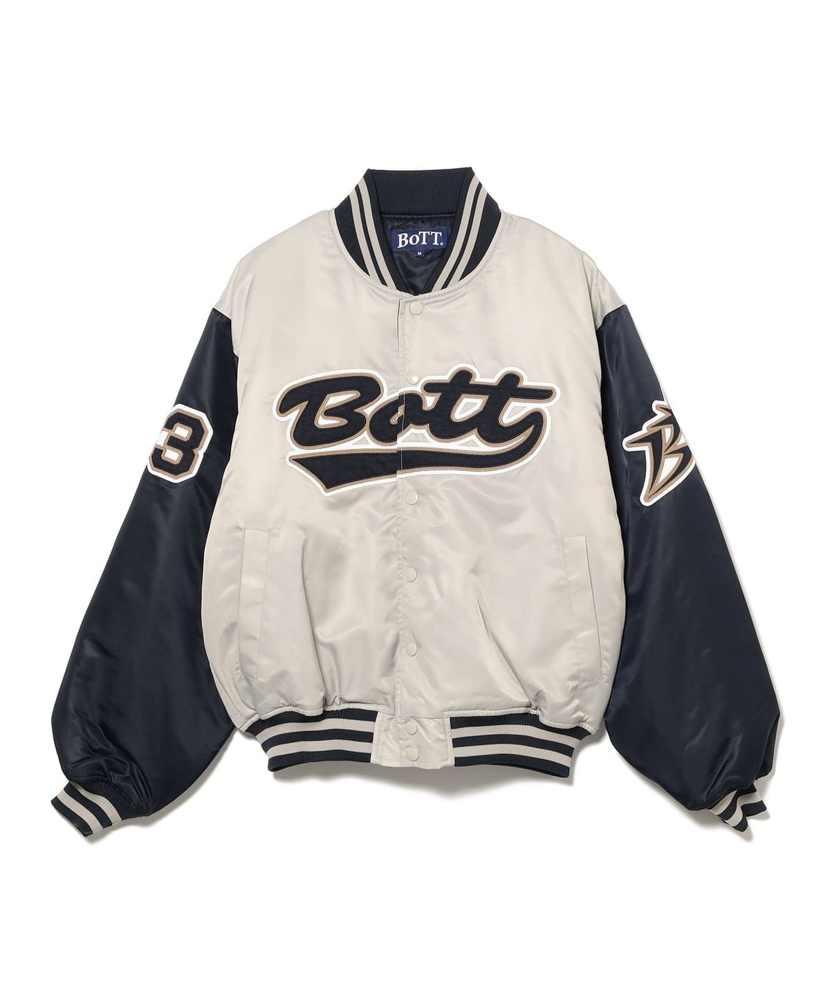 BoTT ブルゾン BEAMS T（ビームスT）BoTT / Nylon Varsity Jacket（ブルゾン ブルゾン