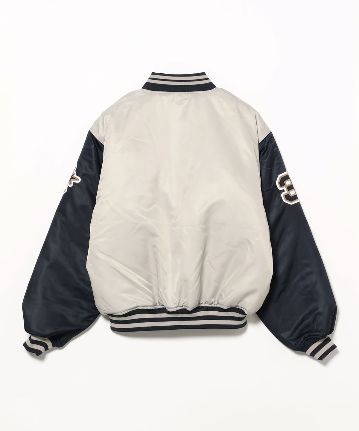 BEAMS T（ビームスT）BoTT / Nylon Varsity Jacket（ブルゾン ブルゾン 