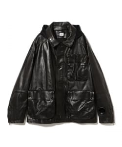 C.P. Company / Leather Mixed Lined Mille Jacket