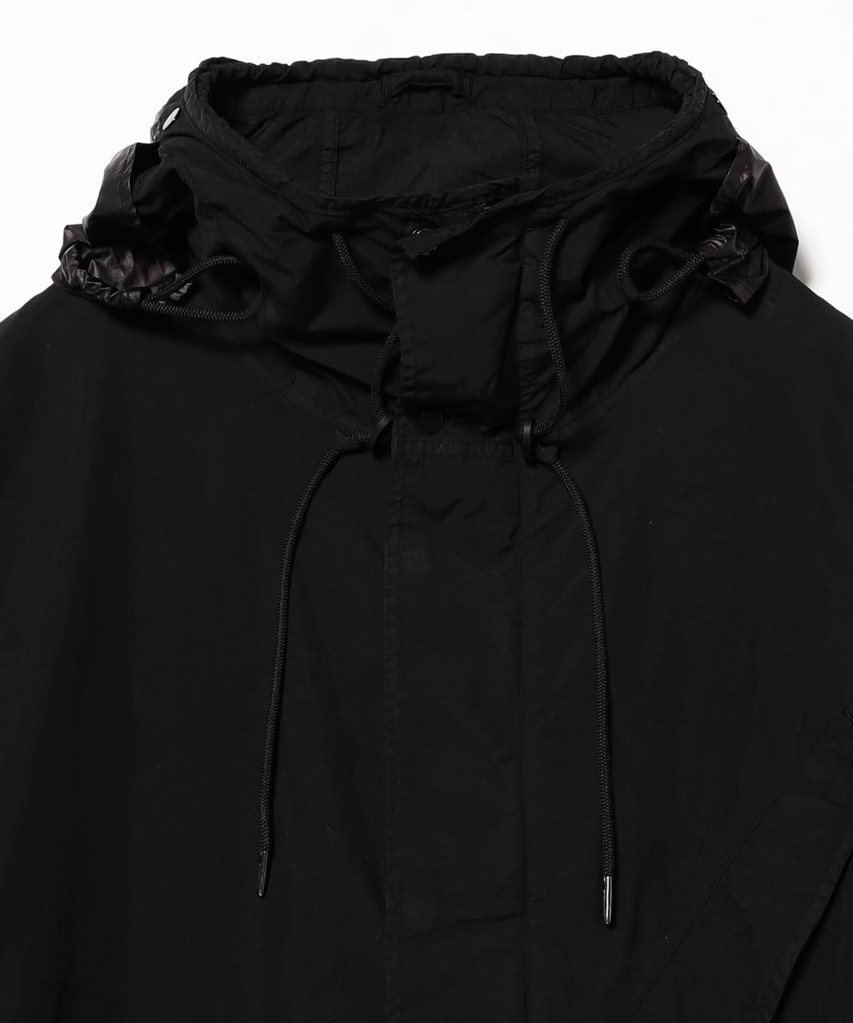 C.P. Company モッズコート ブラック　46 Mサイズ BEAMS T（ビームスT）C.P. Company / FLATT NYLON GGL FISHTAIL