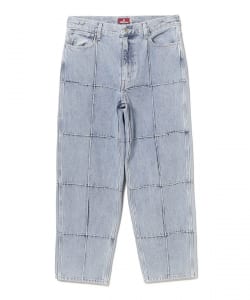 HELLRAZOR / BLOCK BAGGIE DENIM PANTS