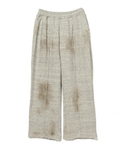 ▲FACCIES / Damage Wide Sweat Pants