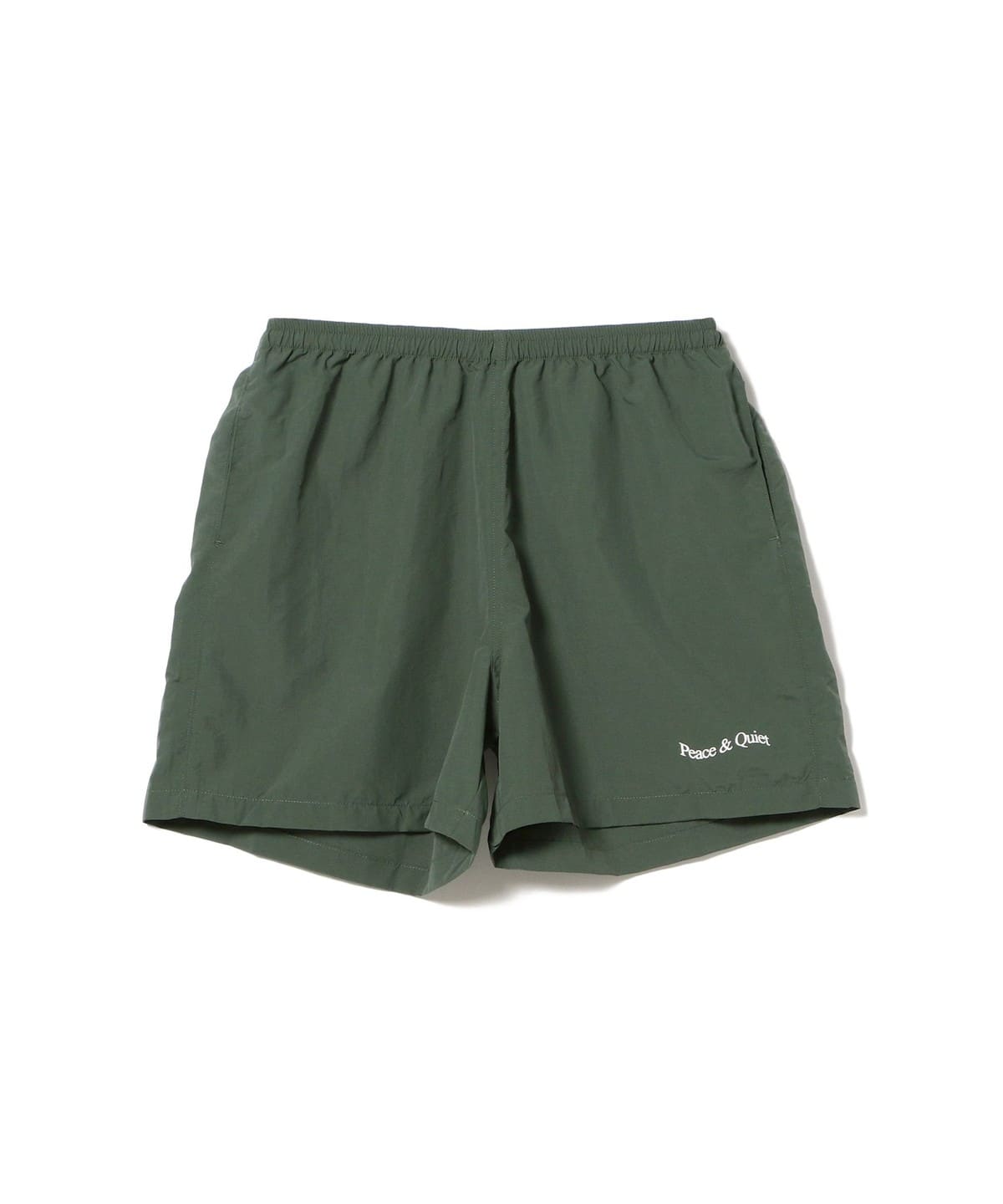 Museum of Peace & Quiet ミュージアム オブ ピース アンド クワイエット / Wordmark Nylon Shorts パンツ MEN FOREST XL Museum of Peace & Quiet ミュージアム オブ ピース アンド クワイエット / Wordmark Nylon Shorts パンツ MEN FOREST XL