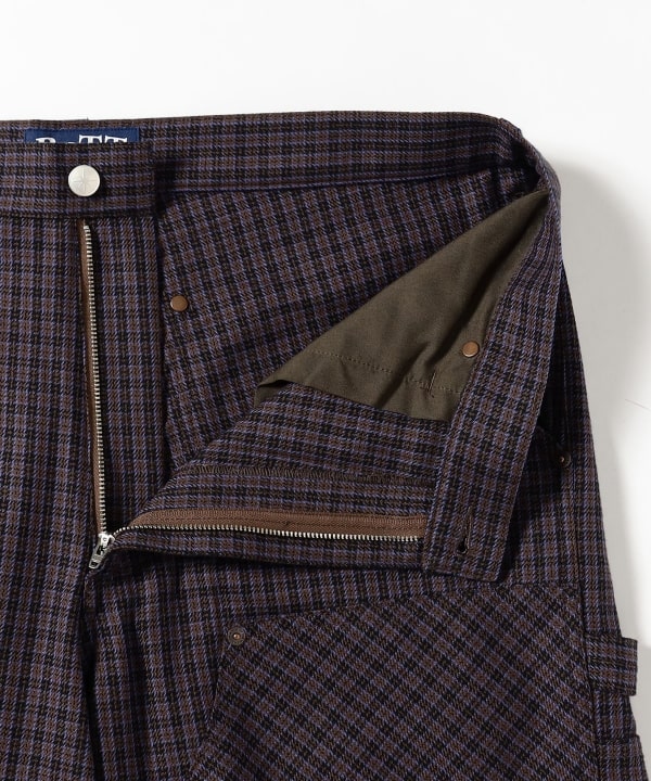 BoTT チェック柄 ダブルニーショートパンツ BoTT チェック柄 ダブルニーショートパンツ