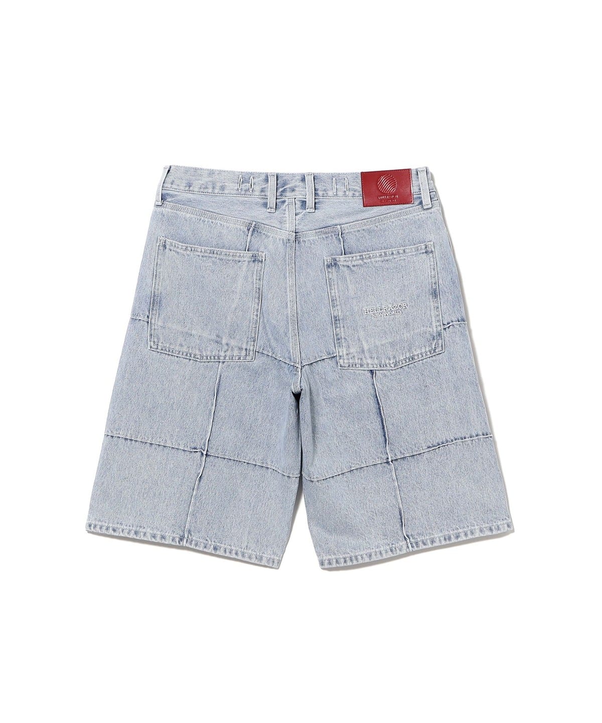 BEAMS T（ビームスT）HELLRAZOR / BLOCK DENIM SHORTS 
