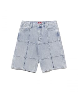 HELLRAZOR / BLOCK DENIM SHORTS 