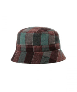 ▲WHIMSY SOCKS / Plaid Hat Brown Plaid