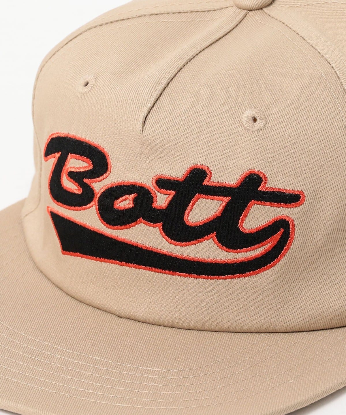 BEAMS T（ビームスT）BoTT / Script Logo 5 Panel Cap（帽子 キャップ