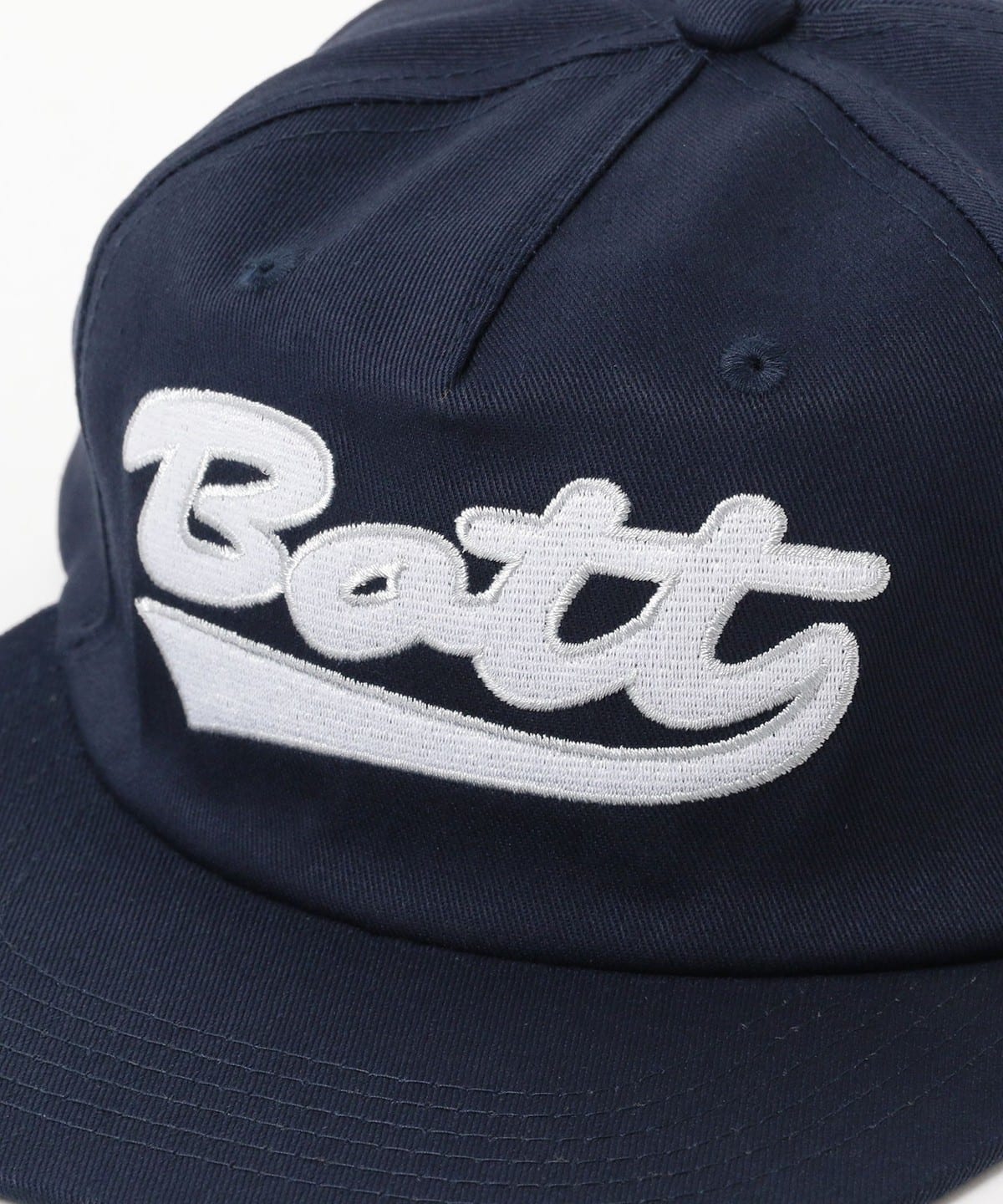 bott Script Logo 5 Panel Cap (navy) ボット-