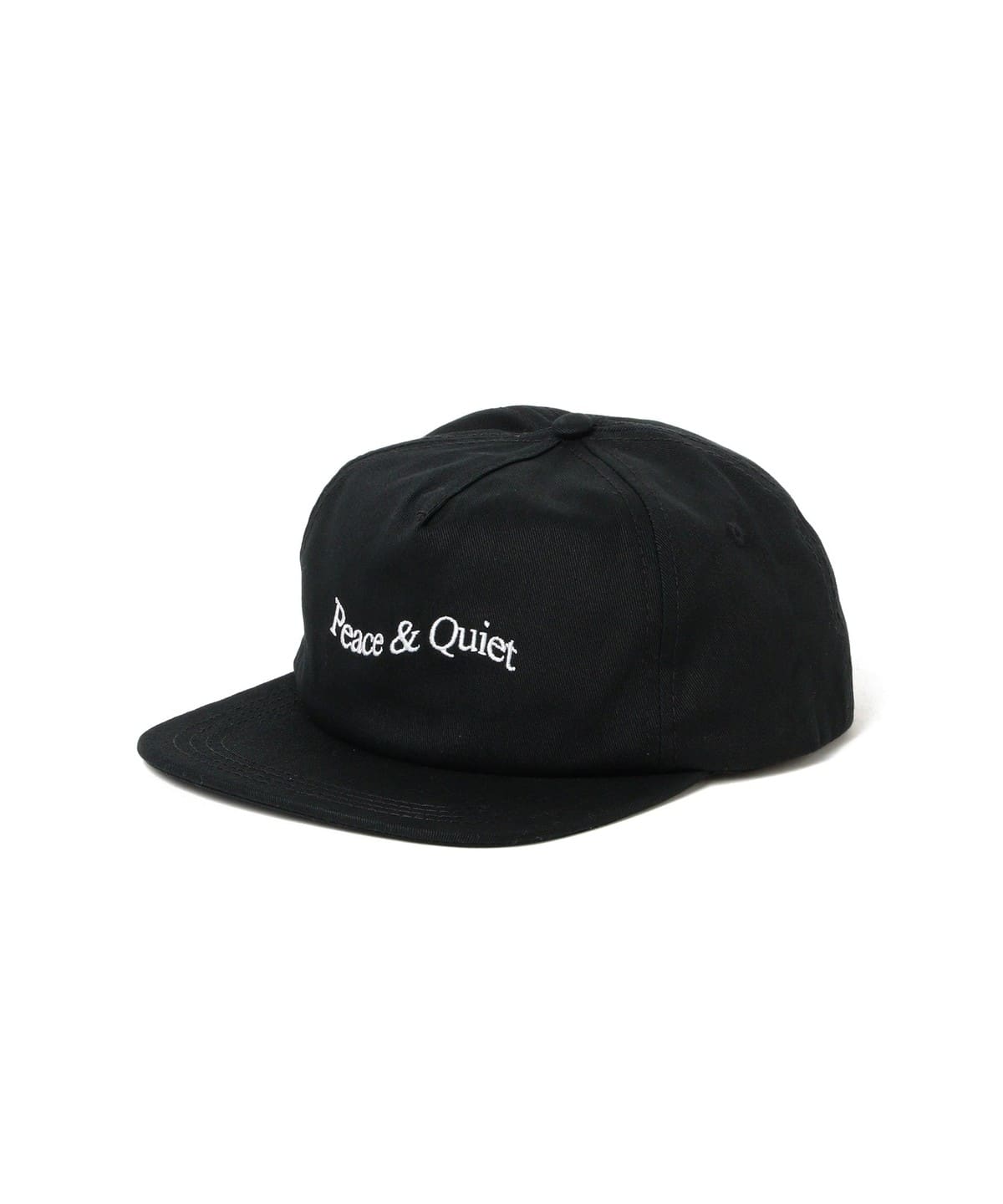 Museum of Peace & Quiet ミュージアム オブ ピース アンド クワイエット / Woodmark 5panal Cap 帽子 MEN BLACK FREE Museum of Peace & Quiet ミュージアム オブ ピース アンド クワイエット / Woodmark 5panal Cap 帽子 MEN BLACK FREE
