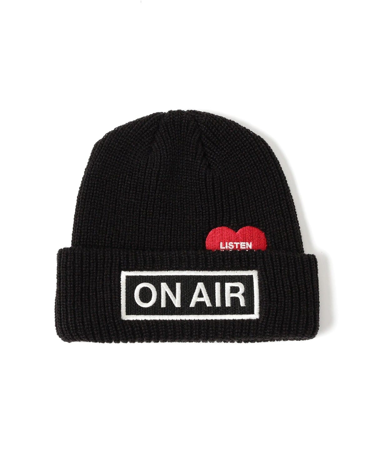 ON AIR / Basic Logo Cuff Beanie 帽子 MEN BLACK ONE SIZE ON AIR / Basic Logo Cuff Beanie 帽子 MEN BLACK ONE SIZE