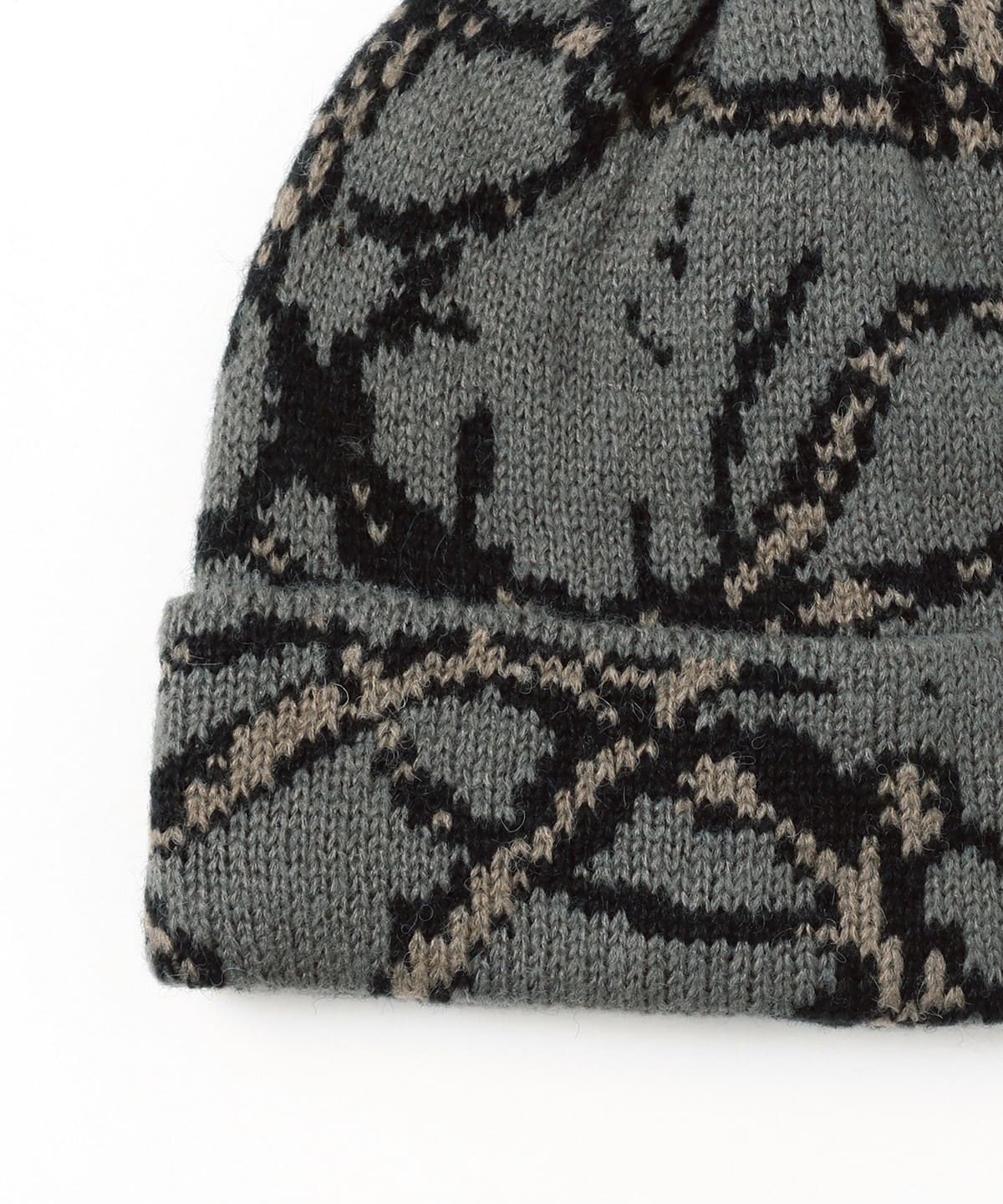 BEAMS T（ビームスT）DeMarcoLab / GHOSTREE CAMO MOHAIR BEANIE（帽子