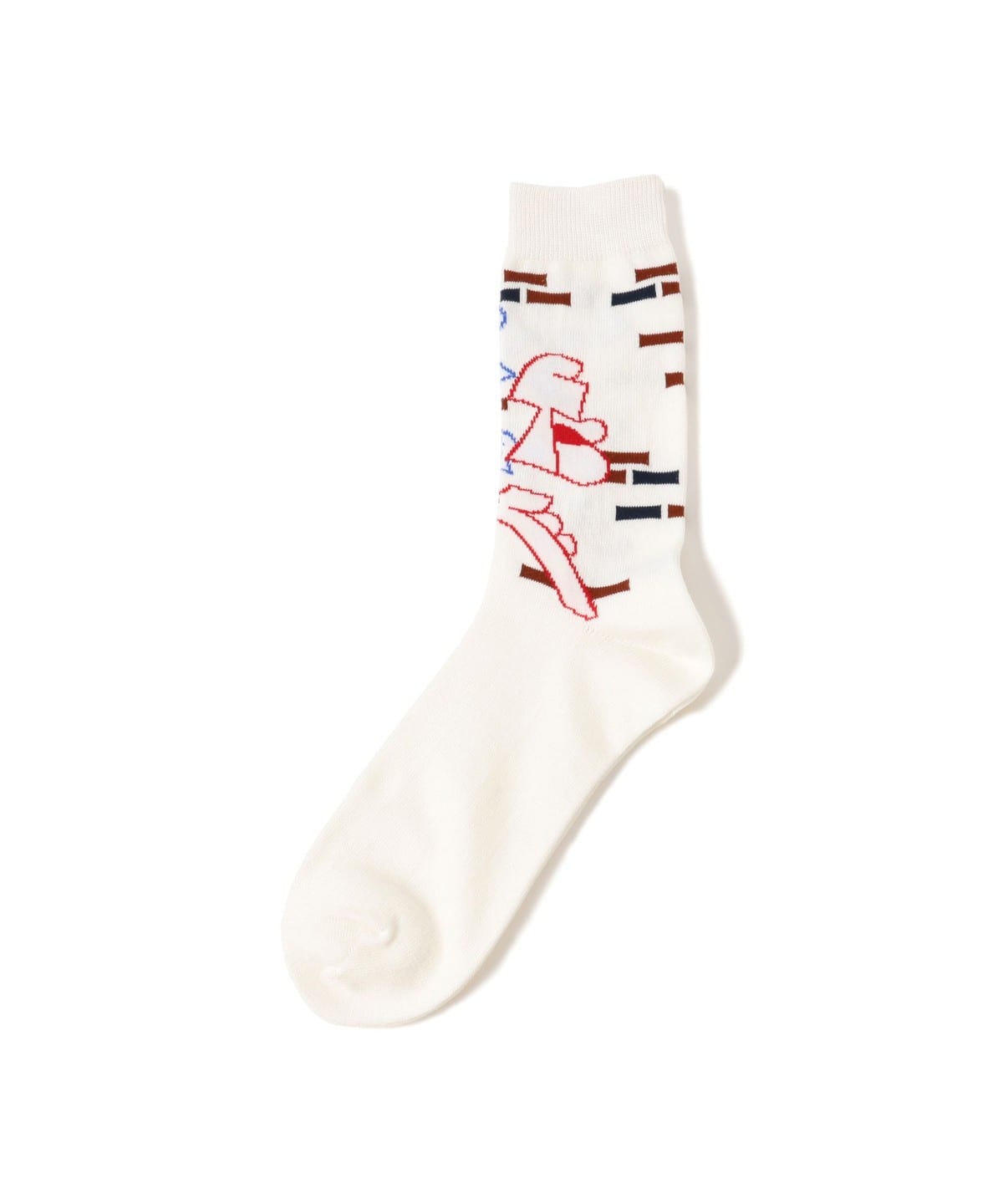 WHIMSY SOCKS ウィムジーソックス / STANG SOCKS レッグウェア MEN WHITE ONE SIZE