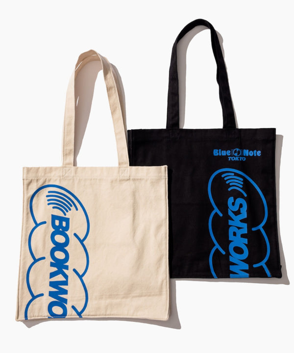 BEAMS T（ビームスT）【別注】Blue Note Tokyo × BOOKWORKS / LOGO TOTE（バッグ トートバッグ）通販｜ BEAMS