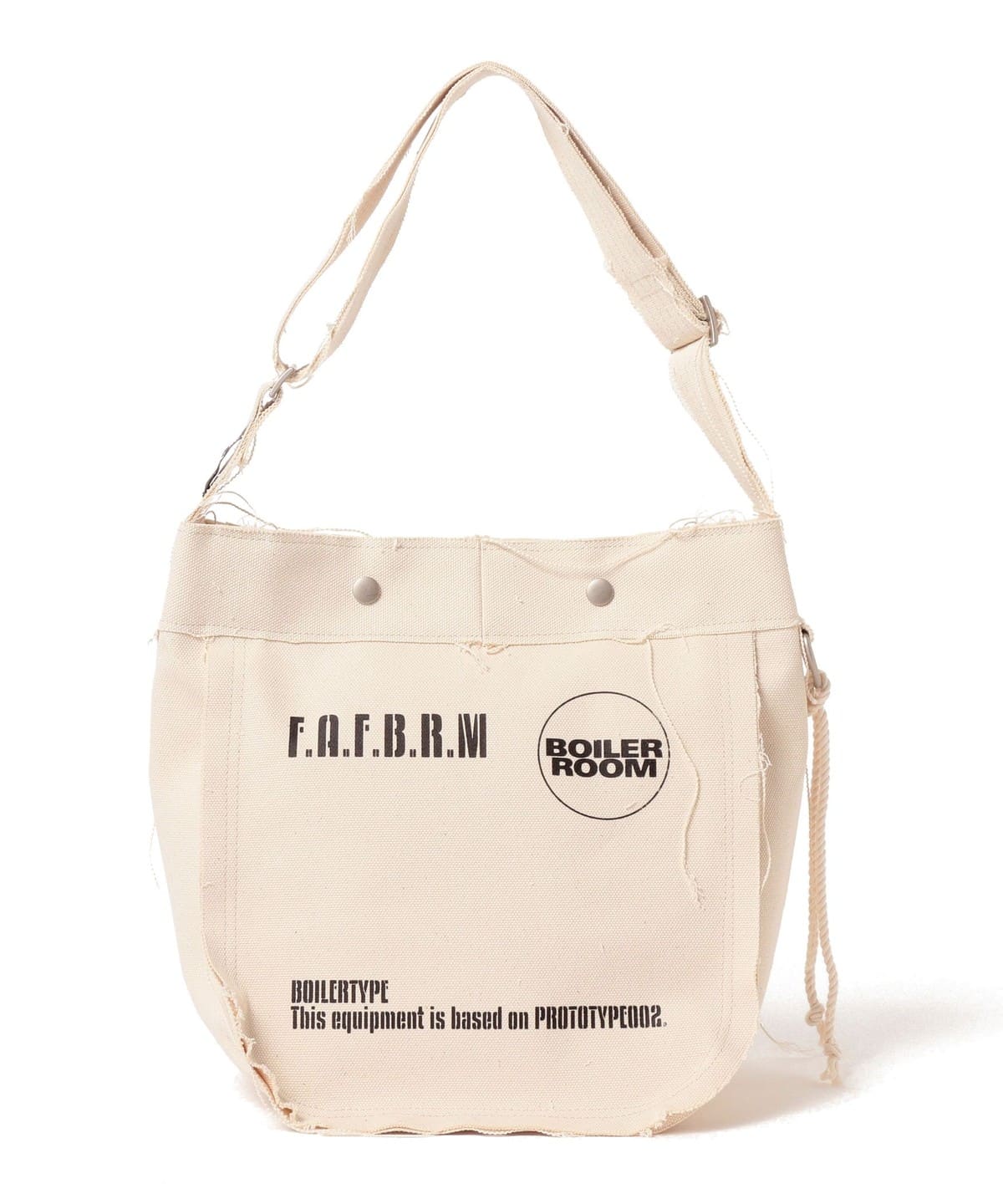 Boiler Room × FAF / Sholder Bag バッグ MEN ECRU FREE Boiler Room × FAF / Sholder Bag バッグ MEN ECRU FREE