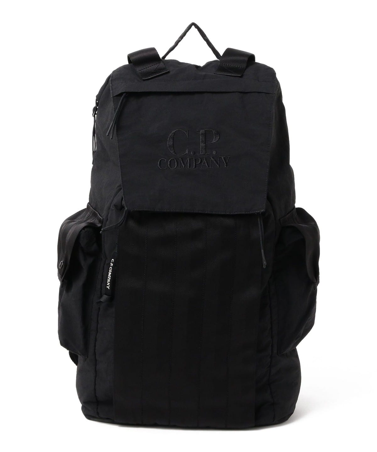 C. P. Company �V�[ �s�[ �J���p�j�[ / Herringbone Mixed Backpack �o�b�O MEN 999 BLACK ONE SIZE