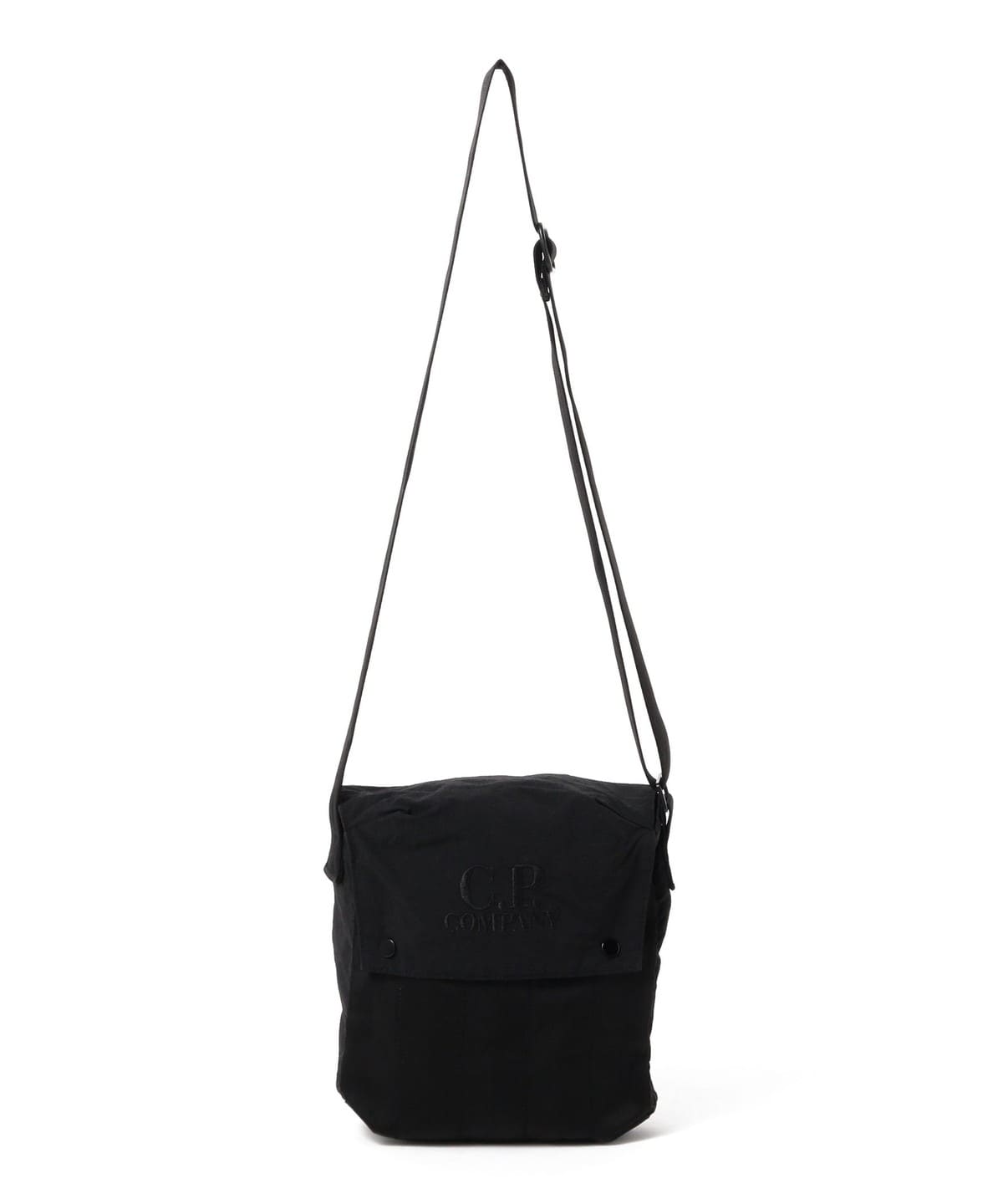 C. P. Company �V�[ �s�[ �J���p�j�[ / Herringbone Mixed Shoulder Bag �o�b�O MEN 999 BLACK ONE SIZE