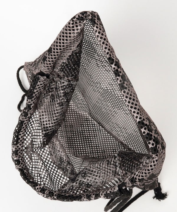 バッグ WHIMSY MESH KNAPSACK BLACK BEAMS T（ビームスT）WHIMSY SOCKS / MESH KNAP SACK（バッグ その他