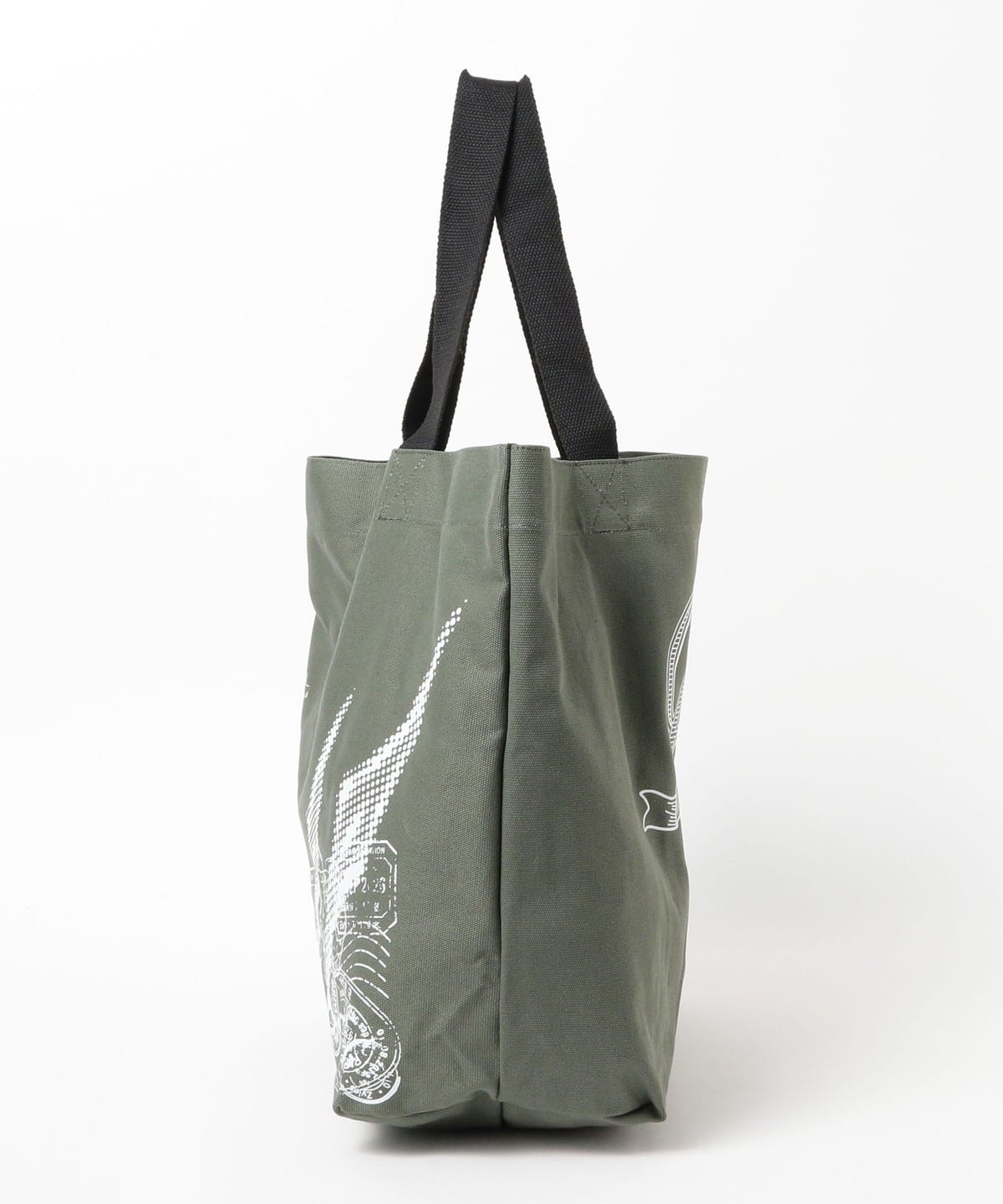 OPTICALSTAR ロゴジップバッグ トートバッグ BEAMS T（ビームスT）OPTICALSTAR / Tote Bag（バッグ トートバッグ