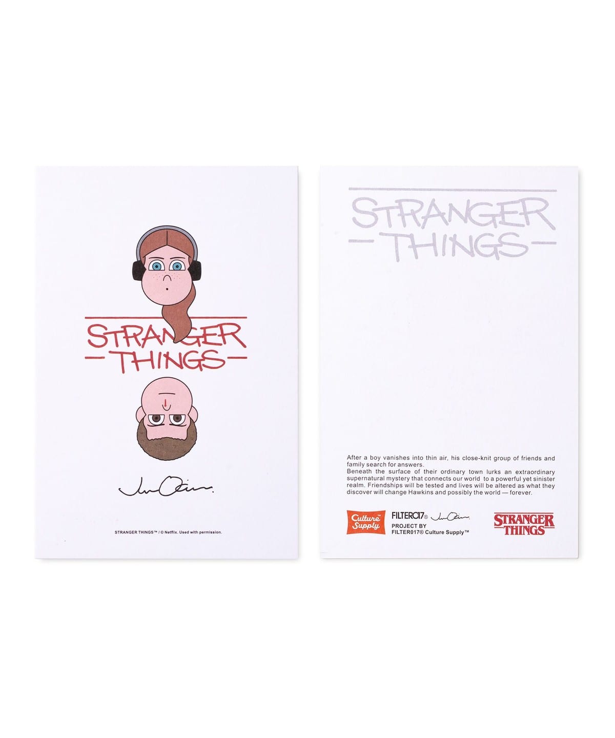 Stranger Things / PostCard(縦) 雑貨・ホビー MEN 女性組A FREE Stranger Things / PostCard(縦) 雑貨・ホビー MEN 女性組A FREE