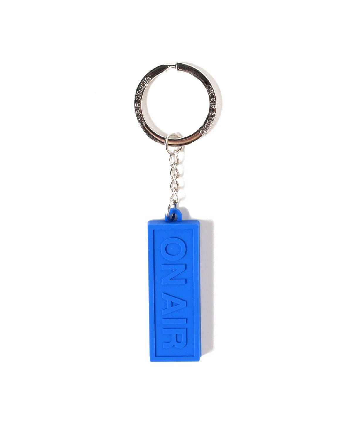 ON AIR / Basic Logo Rubber Keychain 財布・小物 MEN BLUE FREE ON AIR / Basic Logo Rubber Keychain 財布・小物 MEN BLUE FREE