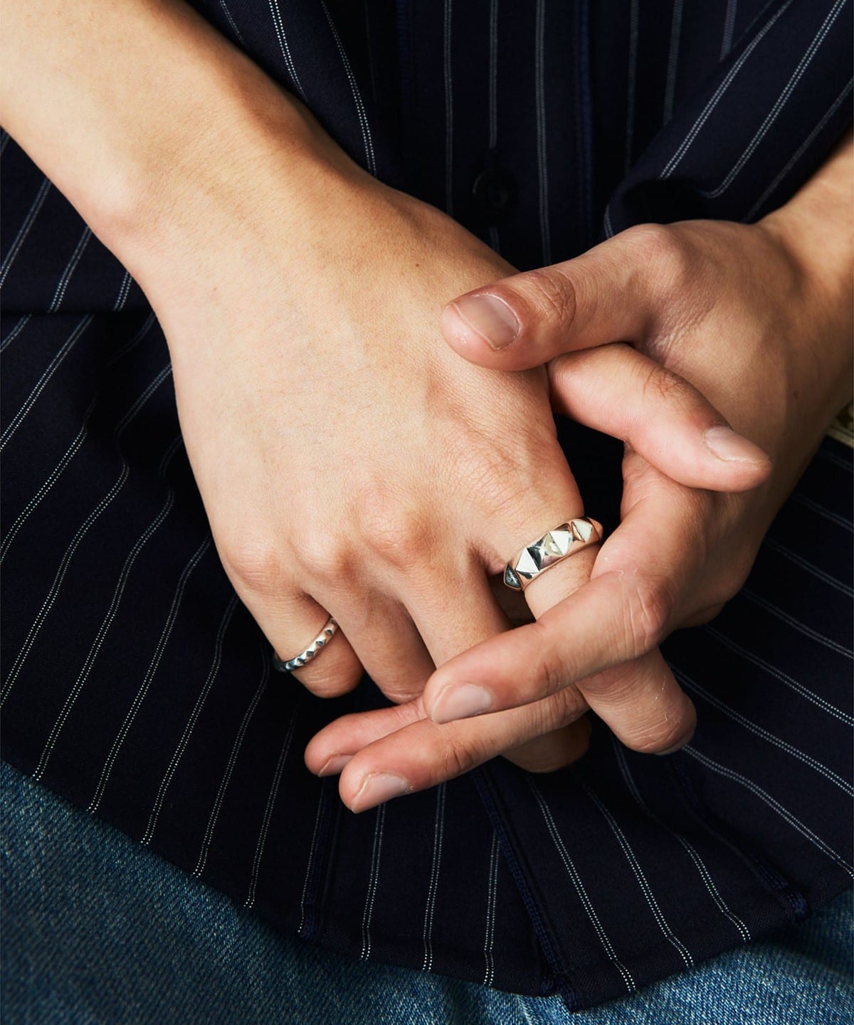 Bill Wall Leather（ビルウォールレザー）【EXCLUSIVE】Studs Ring - L