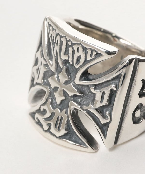 Bill Wall Leather（ビルウォールレザー）R456 - Malibu Cross Ring