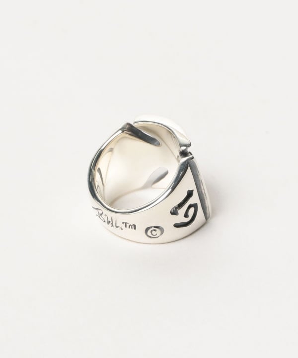R456 - Malibu Cross Ring with18k yellow gold