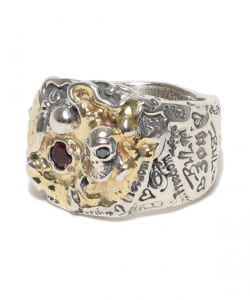 R422BW グラフィティー パイレーツ リング with Octopus Bill's Way