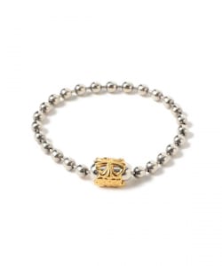 B536-5.5mm Large Ball Chain Bracelet YG Plated Basket Ver.