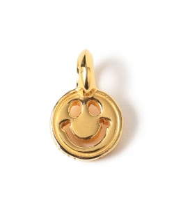 C373-GP - Happy Face Charm YG Plated