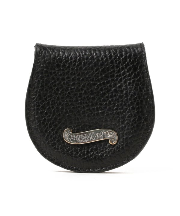 Bill Wall Leather Black Leather Silver 925 Zip-Closure