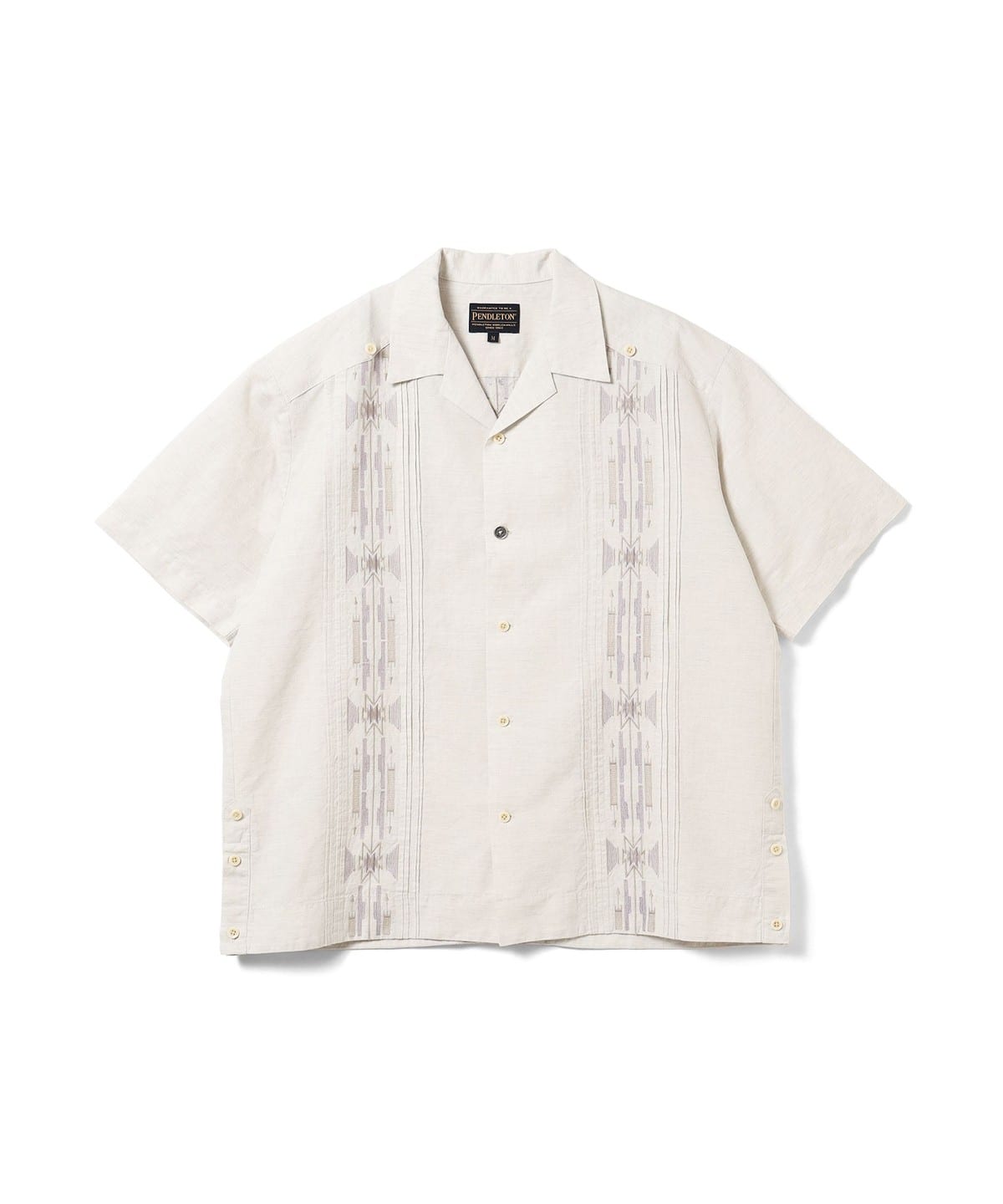 PENDLETON × Bill Wall Leather / Cuba オープンカラーシャツ