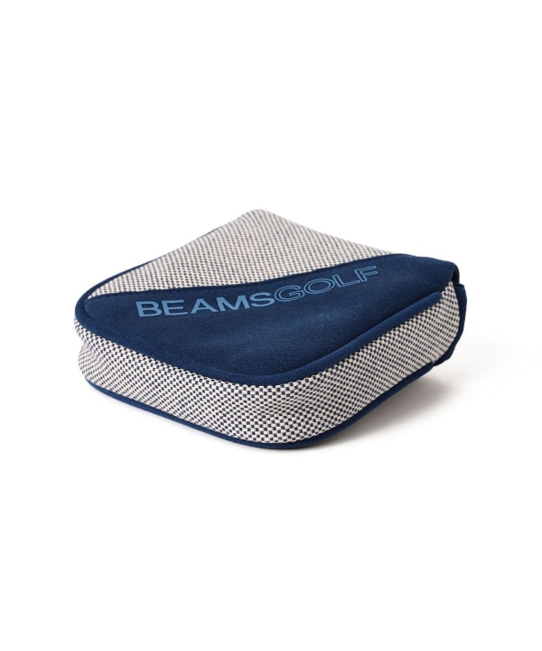 BEAMSGOLF - ビームスゴルフ パター パターカバー ヘッドカバー バンダナ マレット 新品 BEAMS GOLF（ビームス ゴルフ）ダブルライン パターカバー